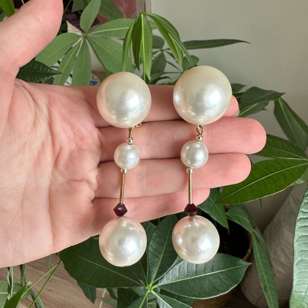 Elegant Pearl Drop Earrings